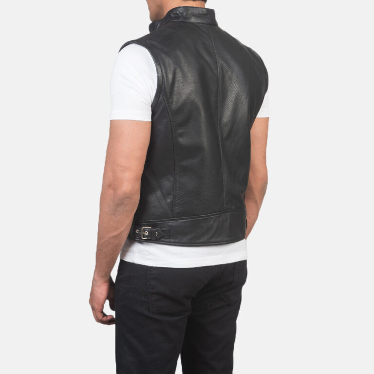 Mens Roland Black Leather Biker Vest_3733-8-1614237808957